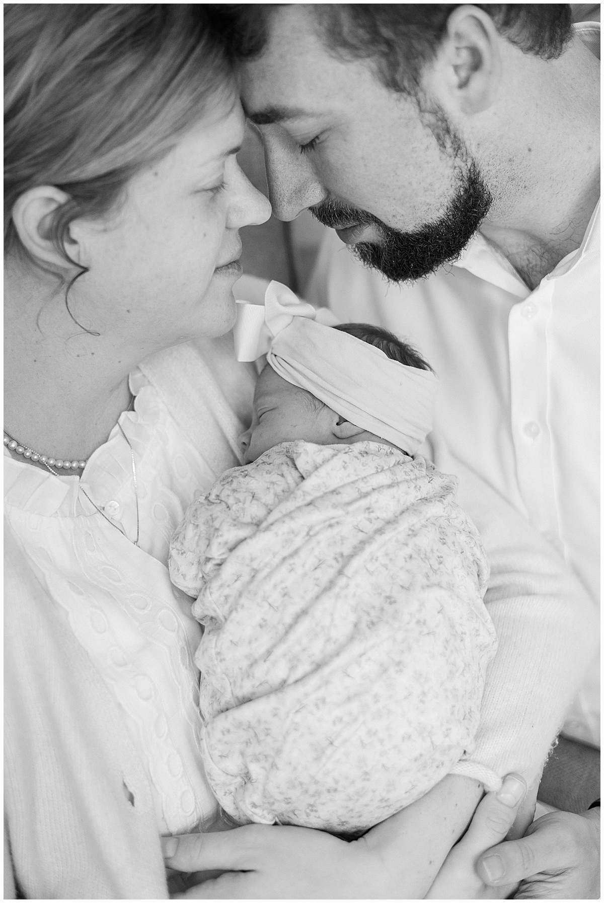 In home newborn session in minden louisiana 