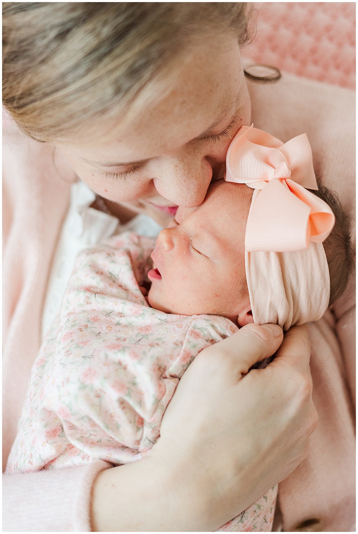 In home newborn session in minden louisiana 