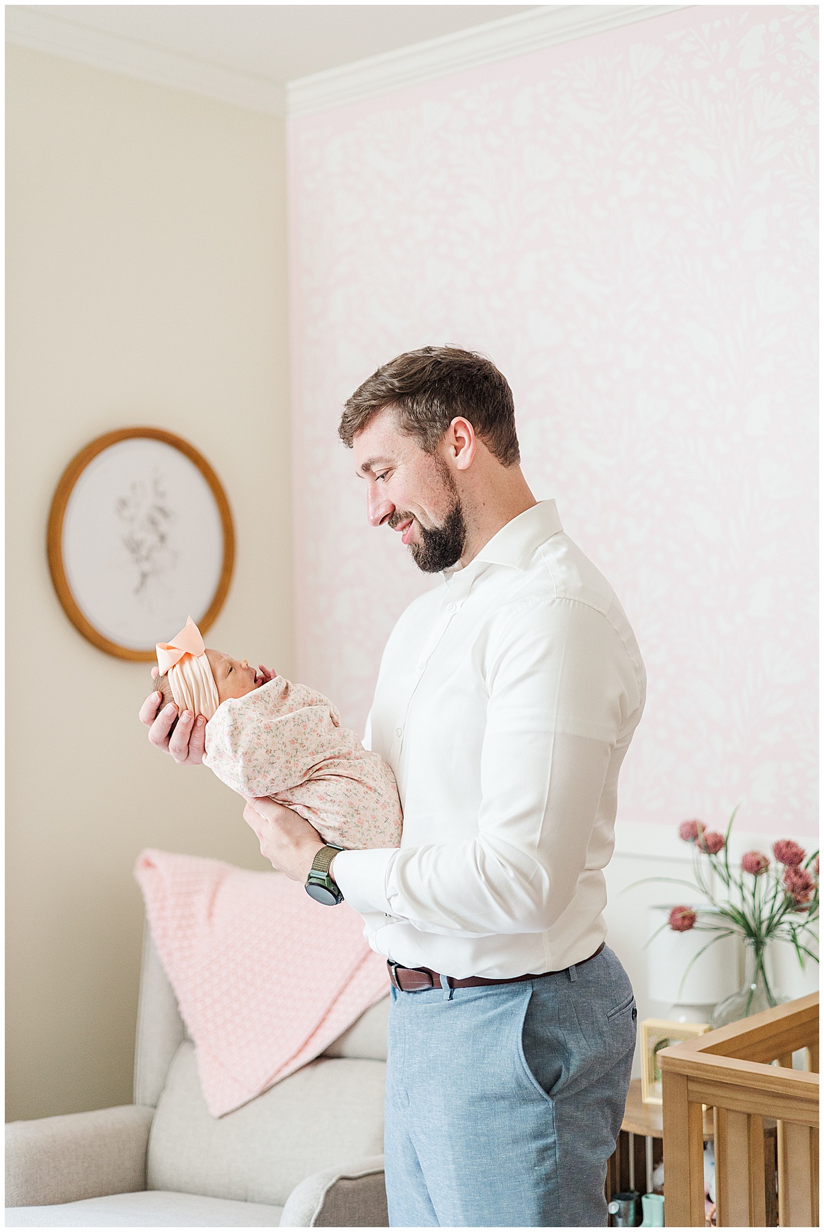 In home newborn session in minden louisiana 